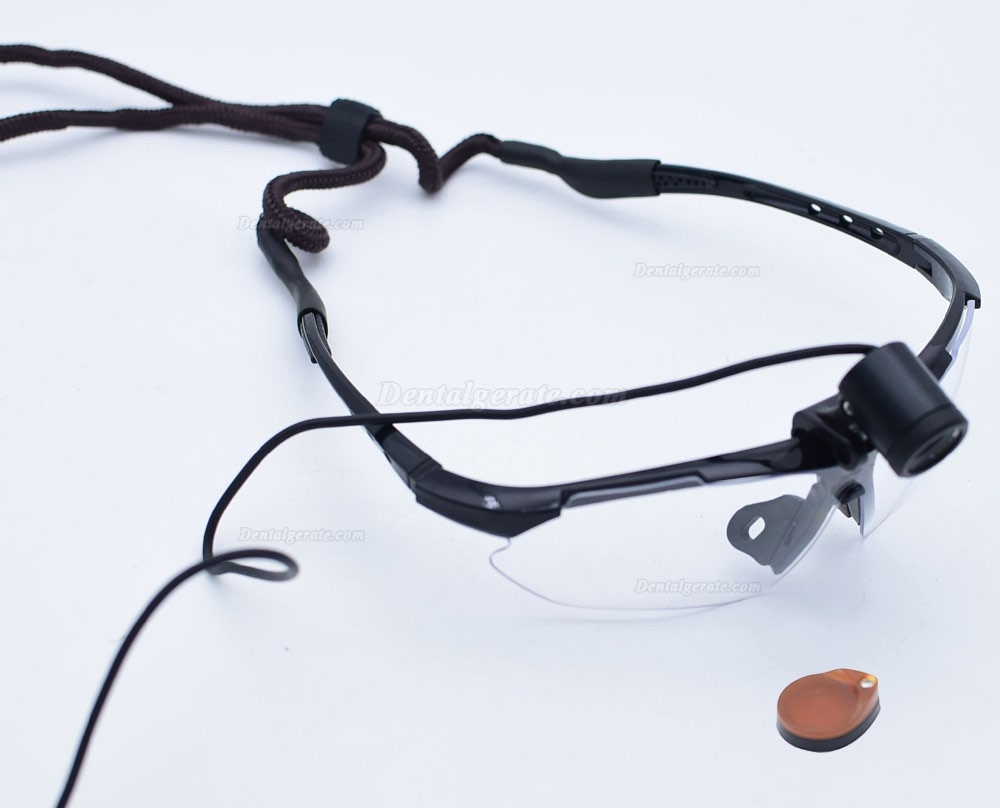 KWS KD-201AJ-5 Zahnarzt Lupenbrille mit Licht LED Medical Scheinwerfer